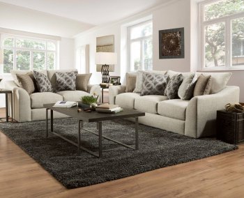 Petillia Sofa 55850 in Sandstone Fabric by Acme w/Options [AMS-55850 Petillia]