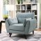 Phillipa Sofa & Loveseat Set CM6610 in Light Teal w/Options