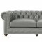 Durango Sofa TOV-S98 in Rustic Grey Leather by TOV Furniture