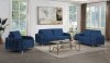 Wenona Sofa & Loveseat LV01774 in Blue Velvet by Acme w/Options