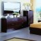 Palermo White Contemporary Bedroom Set w/Storage Bed