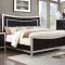 Liza CM7264 Bedroom in Black & Silver Tone w/Options