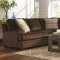 Robion Sectional Sofa 501147 in Chocolate Fabric by Coaster