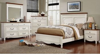 Galesburg CM7040 Bedroom in Cherry & White Finish w/Options [FABS-CM7040-Galesburg]