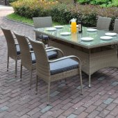 225 Outdoor Patio 9Pc Table Set by Poundex w/Options