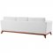 Chance Sofa in White Fabric by Modway w/Options