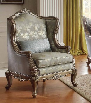 Fiorella Accent Chair 8412-1 in Taupe Fabric by Homelegance [HECC-8412-1 Fiorella]