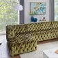 MS2086 Sectional Sofa in Green Velvet by VImports