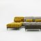 Display Sectional Sofa in Grey & Yellow Fabric by VIG