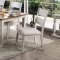 Brigid 7Pc Dining Set CM3858T in Antique White & Dark Oak