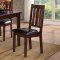 Mosely 5103 Dining Set 5Pc in Dark Brown Cherry by Homelegance