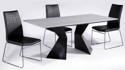 Solid Surface Modern Dining Table w/Optional Chairs