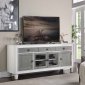 Katia TV Stand LV01317 in Weathered White & Rustic Gray by Acme