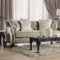 Ezrin Sofa SM2668 in Light Brown Chenille Fabric w/Options