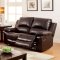 Davenport Reclining Sofa CM6327 in Brown Leather Match w/Options