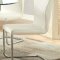 Lodia Dining Room CM3825RT 5Pc Set in White Lacquer