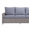 Greeley Outdoor 4Pc Patio Sofa Set OT01090 in Gray by Acme