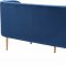 Vivian Sofa 694 in Navy Velvet Fabric by Meridian w/Options