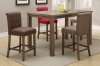 F2404 5Pc Counter Height Dining Set by Boss w/Options