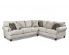 Alexa Sectional Sofa in Oyster Fabric by Klaussner