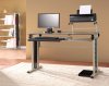 Network 4863 Computer Desk by Homelegance - Metal & Glass