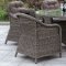 Canistota Outdoor Patio Table 7Pc Set CM-OT2220-59 in Gray