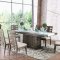 Jayden Transitional 5Pc Dining Set CM3021 in Gray w/Options