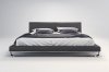 MD331 Chelsea Bed by Modloft Dark Slate Bonded Leather w/Options