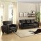 Rubin Sofa & Loveseat Set 9734BK Black by Homelegance w/Options