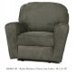 Olive Fabric Elegant Modern Rocker Recliner