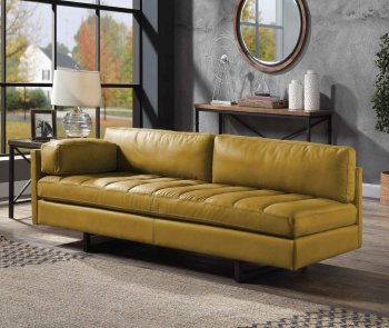 Radia Sofa LV01022 in Turmeric Top Grain Leather by Acme [AMS-LV01022 Radia]