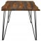 Neve Dining Table 193861 in Sheesham by Coaster w/Options