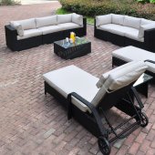 429 Outdoor Patio 10Pc Sectional Sofa Set by Poundex w/Options