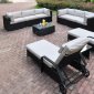 429 Outdoor Patio 10Pc Sectional Sofa Set by Poundex w/Options