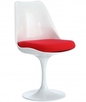 Lippa Dining Side Chair Set of 2 Choice of Color by Modway [MWDC-EEI-115 Lippa White]