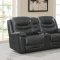 Destin Power Sofa 603311PP in Charcoal by Coaster w/Options