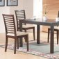 Rich Espresso Finish Solid Top Dinette Table w/Optional Chairs