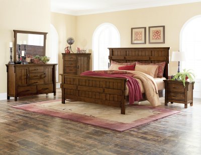 Terrace Bedroom 1907 in Oak by Homelegance w/Options