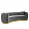 Resolute Sofa in Gray Velvet Fabric by Modway