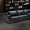 Elizabeth Sectional Sofa Sleeper in Premium Leather by J&M