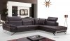 2194 Sectional Sofa in Brown Leather by ESF