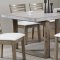 Paulina Dining Set 5Pc 74670 in Rustic Oak by Acme w/Options