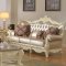 Madrid Sofa 674 in Pearl Bonded Leather w/Optional Items