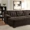 Brooks Sectional Sofa 9739CH in Chocolate by Homelegance