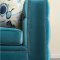 Salvatore Sofa SM2282 in Turquoise Velvet Fabric w/Options