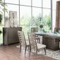 Jayden Transitional 5Pc Dining Set CM3021 in Gray w/Options