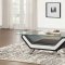 Veloce Sofa & Loveseat Set 8219 in Black & Ivory by Homelegance