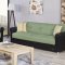 Avalon Sofa Bed in Green Fabric by Casamode w/Options