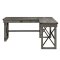 Talmar Writing Desk OF00054 in Weathered Gray by Acme