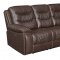 Flamenco Power Motion Sofa 610201P in Brown by Coaster